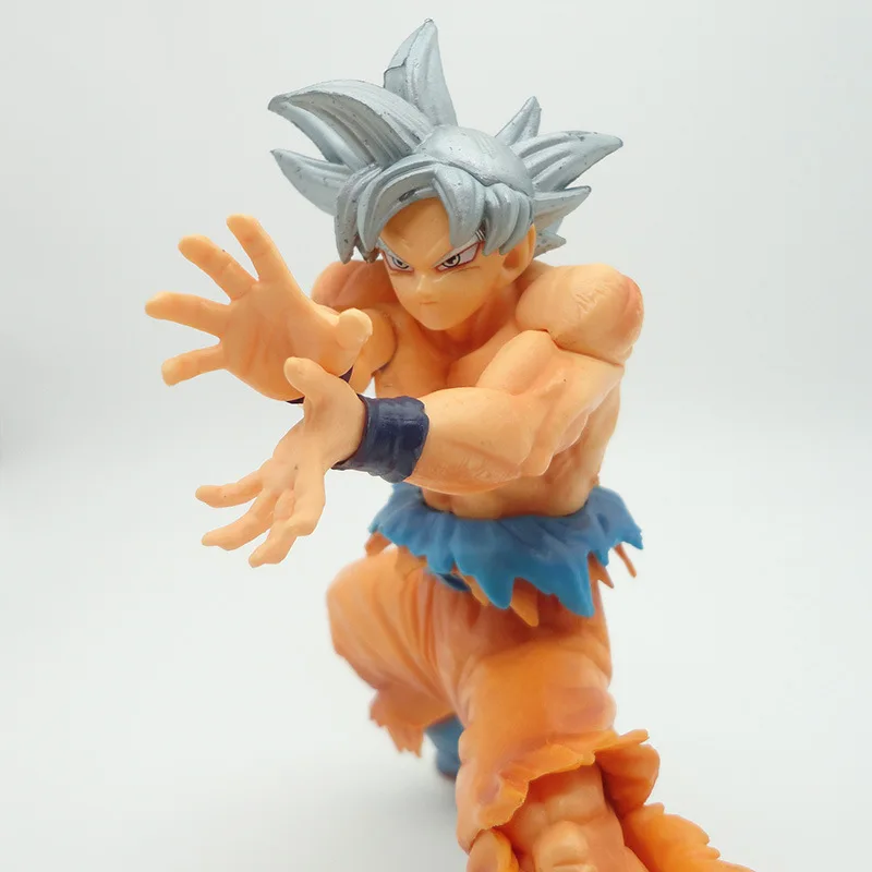 Anime 17CM Dragon Ball SUPER The Super Warriors Special Ultra Instinct Son Goku Kakarotto PVC Figure Collectible Model Toy | Игрушки и
