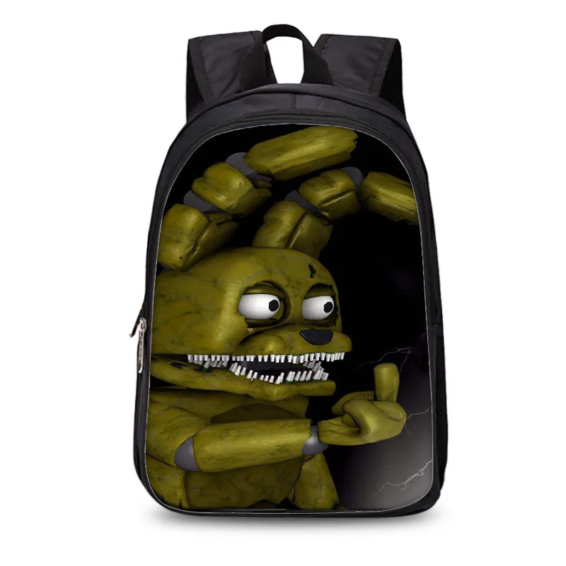 Curel Fancl 17 дюймов Детский рюкзак Five Nights at Freddys, детские школьные сумки для подростков, мальчиков и девочек, школьная сумка для книг, Детская - Цвет: Тёмно-синий