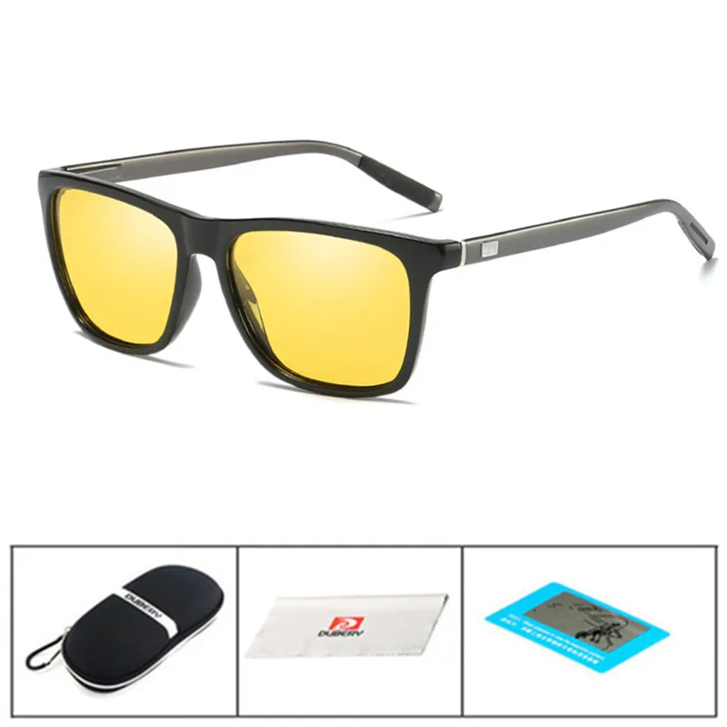 Balck Yellow Алюминиевые поляризованные солнцезащитные очки, мужские Поляризованные брендовые дизайнерские очки, женские мужские винтажные очки, солнцезащитные очки для вождения, lunette soleil - Цвет линз: Balck Yellow
