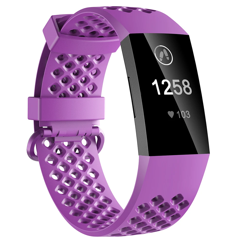Baaletc For Fitbit Charge 3 TPU SmartWatch Band Bracelet Charge 3 Wrist Strap Replacement Sport Band For Fitbit Charge3