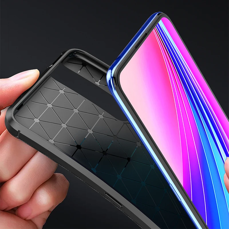 V15 Pro Чехол для VIVO X23 X27 оболочка Y97 анти осенние углеродного волокна ТПУ чехол на
