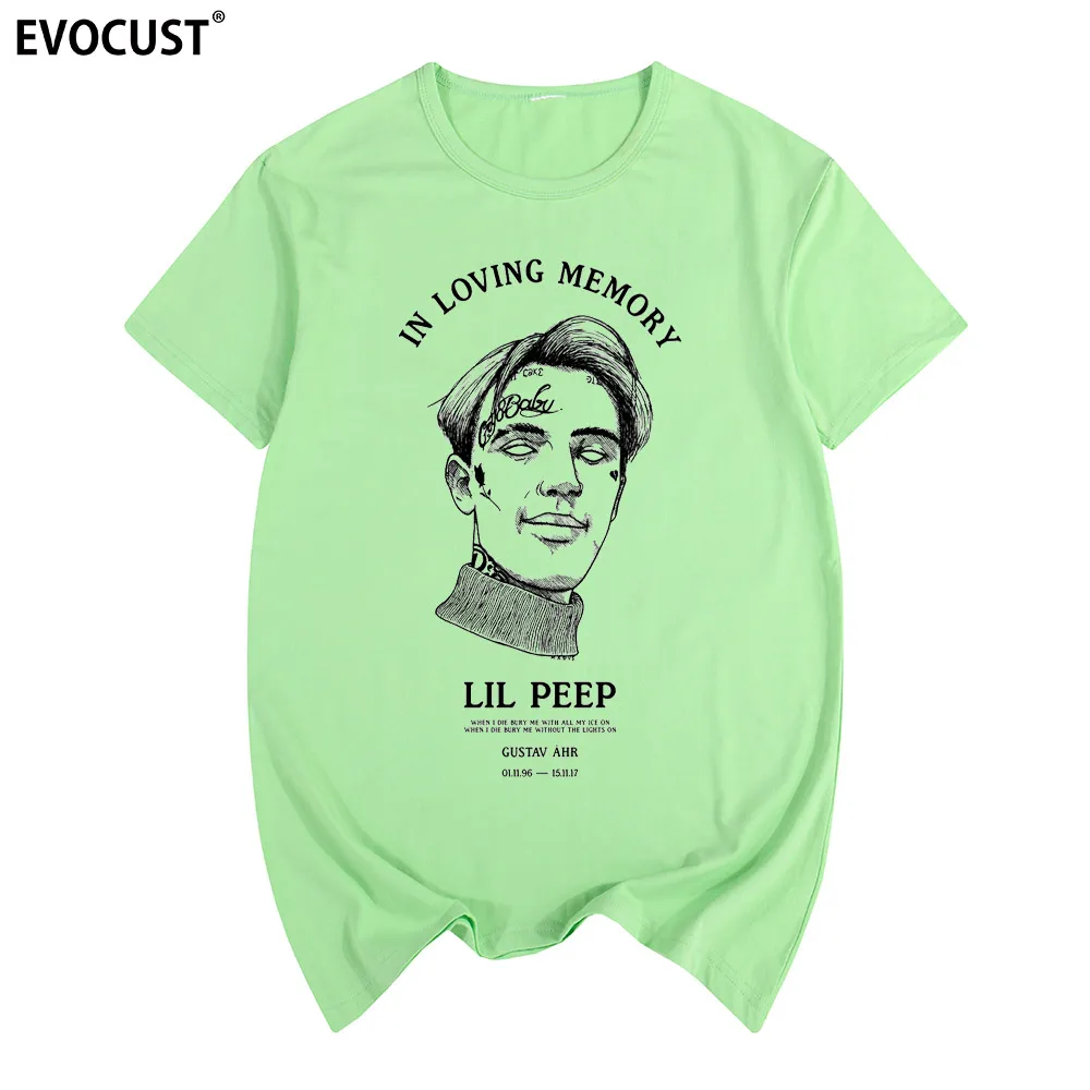 Футболка lil peep R.I.P. с надписью Love memory Music для мужчин и женщин хлопковая Удобная