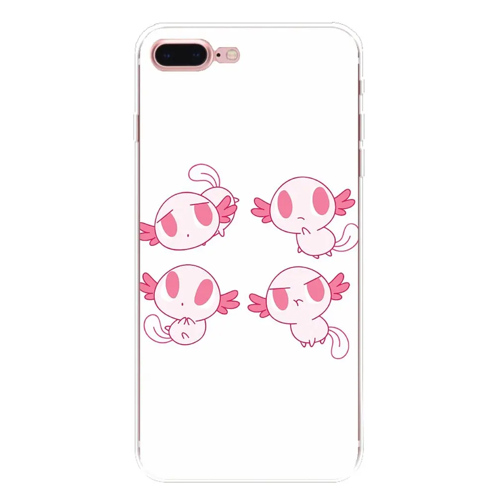 Стильная футболка с изображением персонажей видеоигр очаровательны аксолотль