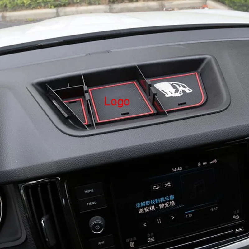 Наклейка Tonlinker для Skoda KAROQ 2018 Стайлинг автомобиля 1 шт. ABS центральная консоль