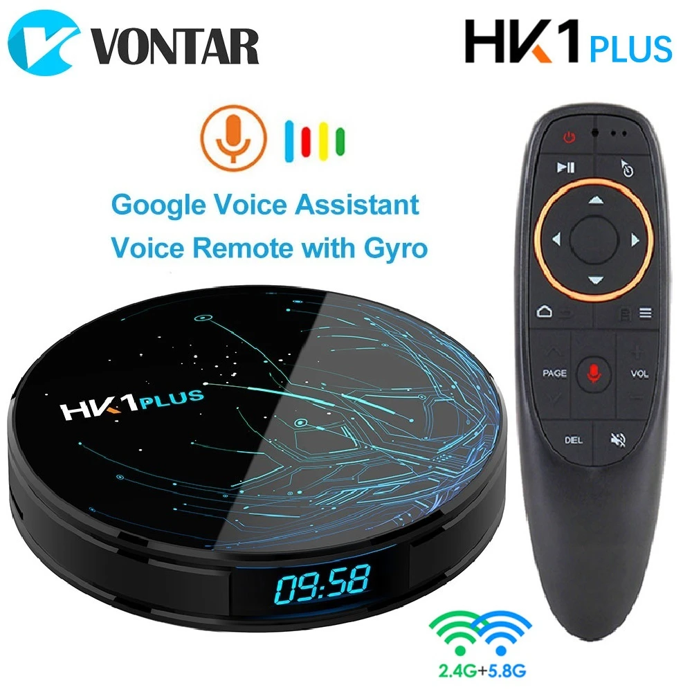 4 GB 64 Android 9 0 ТВ BOX Amlogic S905X2 ядра Wi Fi BT4.0 H.265 K Netflix Youtube Google Play HK1 плюс X2 Смарт