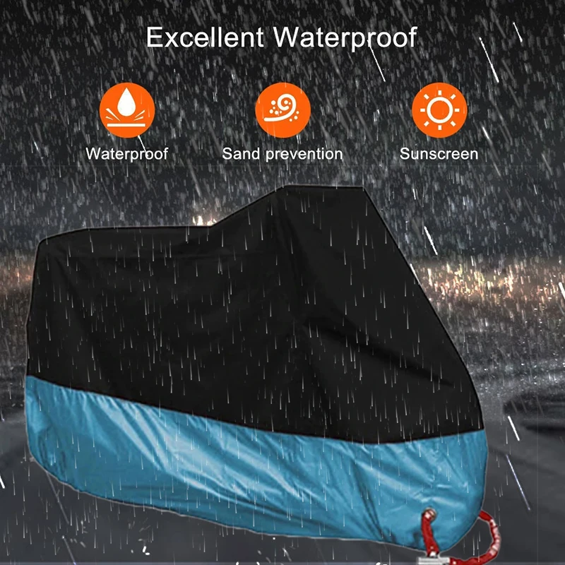 Чехол для мотоцикла с защитой от кражи и ветра | Автомобили мотоциклы