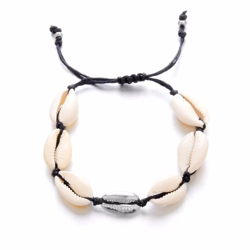 Женские богемные браслеты с бусинами на лодыжках босиком и цепочкой лодыжке бохо