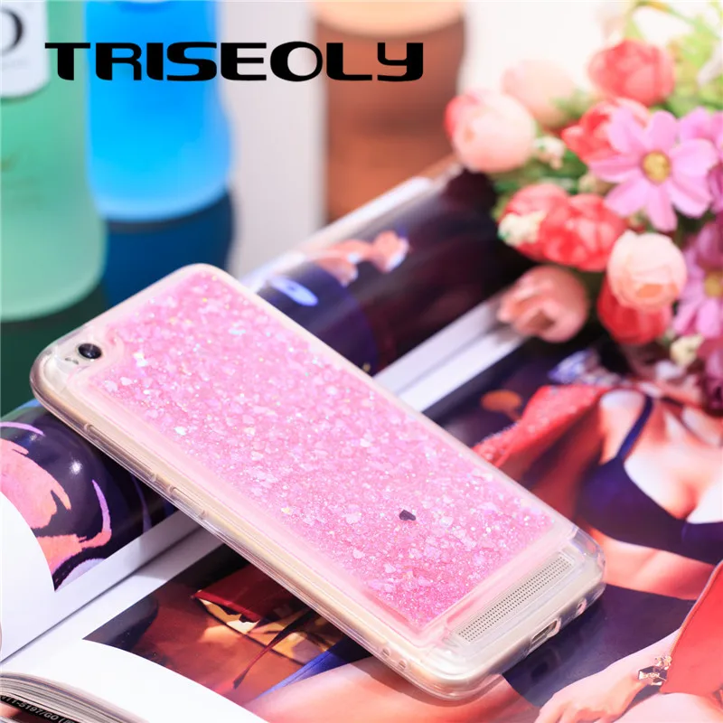 Мягкий ТПУ чехол TRISEOLY для Fundas Xiaomi Redmi 5A с зыбучим песком водопадом задняя крышка