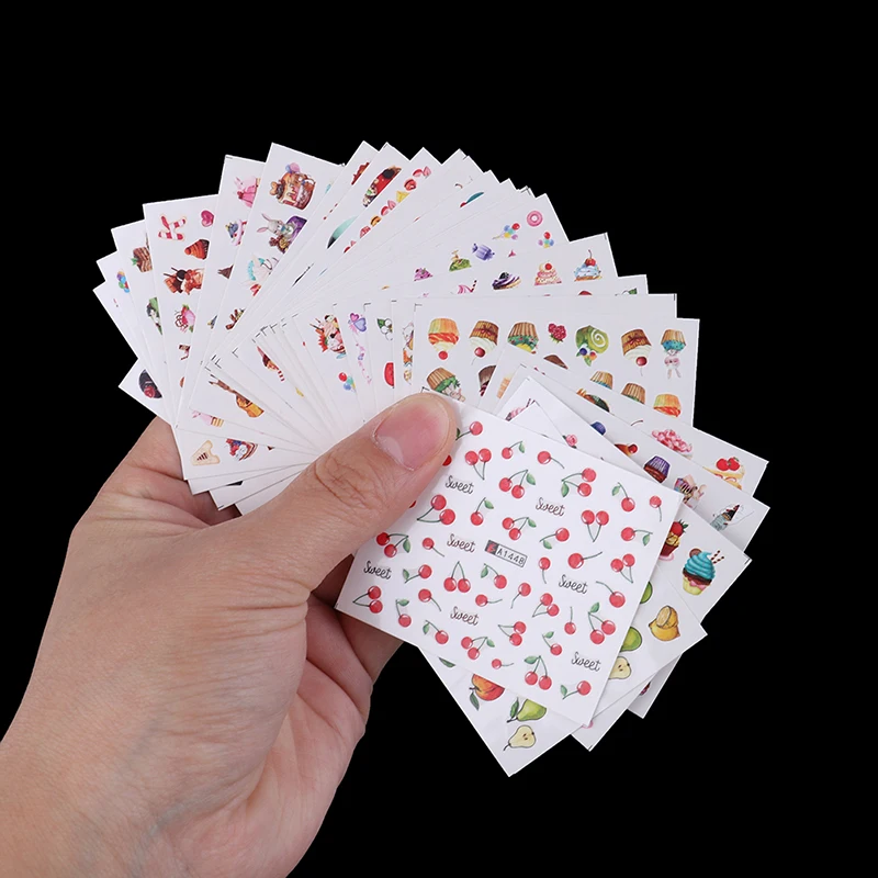 Nail Art Water Transfer Stickers Decals Decor Mixed Tips Decal Fruit/ice Cream Pattern |