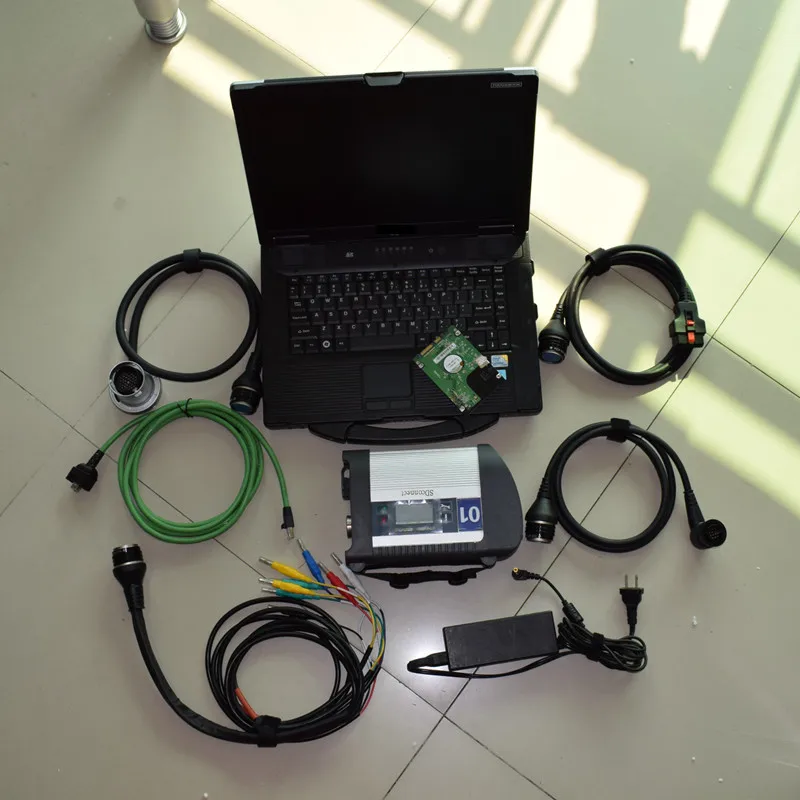 Диагностический сканер Sd connect C4 со стандартным планшетом для ноутбука Benz