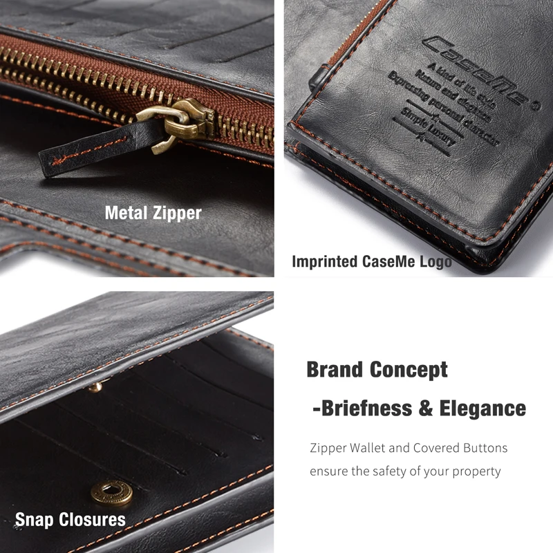 

For Coque Xiaomi Redmi Note 4X Case Genuine Leather Zipper Wallet Cover For Xiaomi Redmi Note 4 Phone Cases Redmi Note 4 4X Etui
