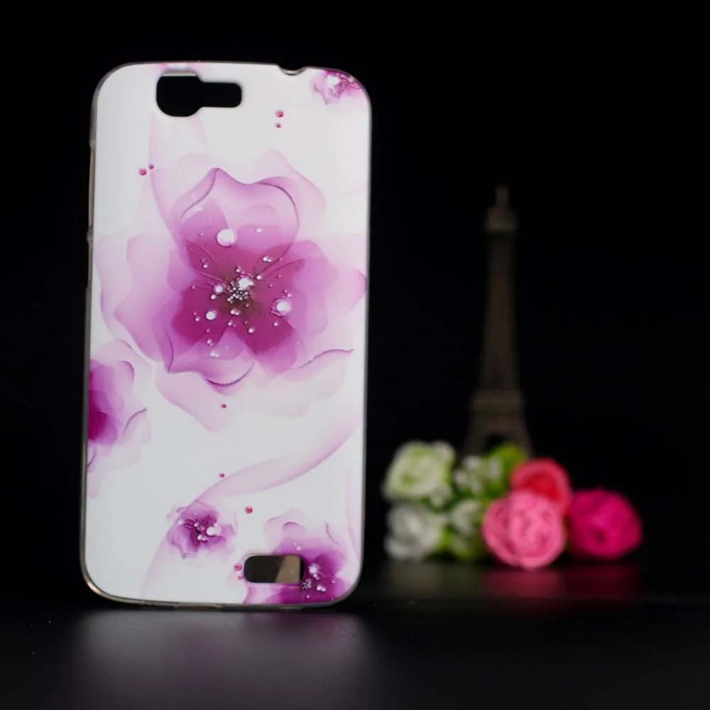 Мягкая задняя крышка из ТПУ для Huawei G7 3D кожаный силиконовый чехол телефона Ascend C199