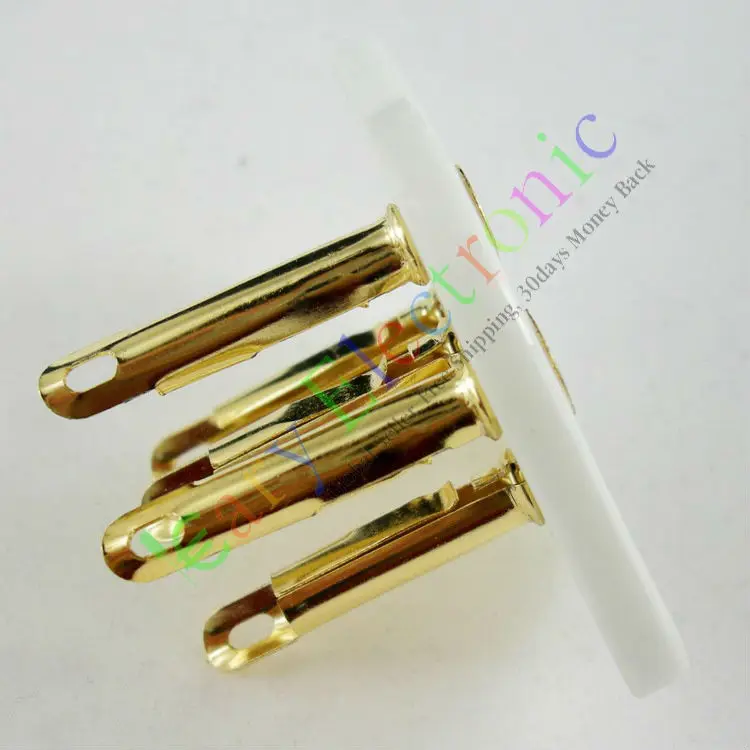 Оптовая и розничная продажа 8 шт. 5 контактов Золотая Керамическая вакуумная