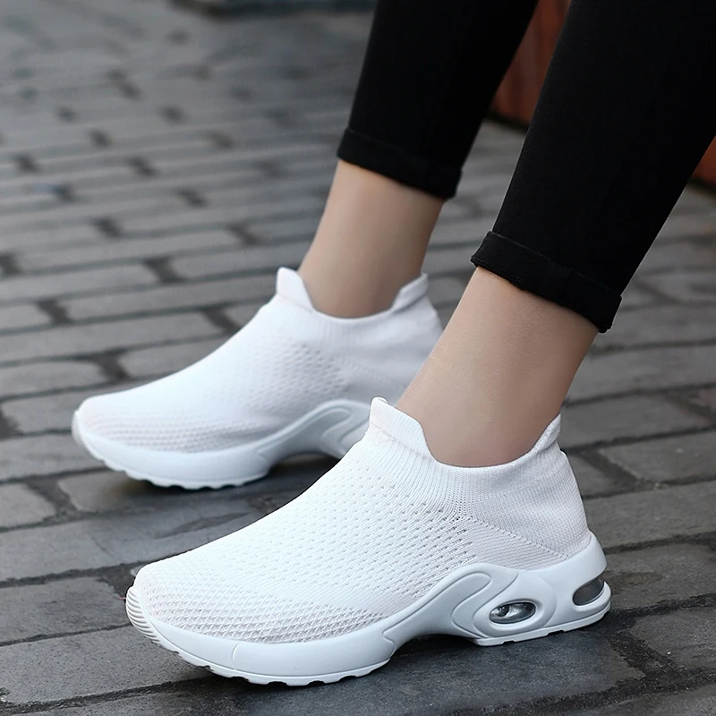 Новая модная женская обувь весна лето 2019 повседневная без шнуровки легкая