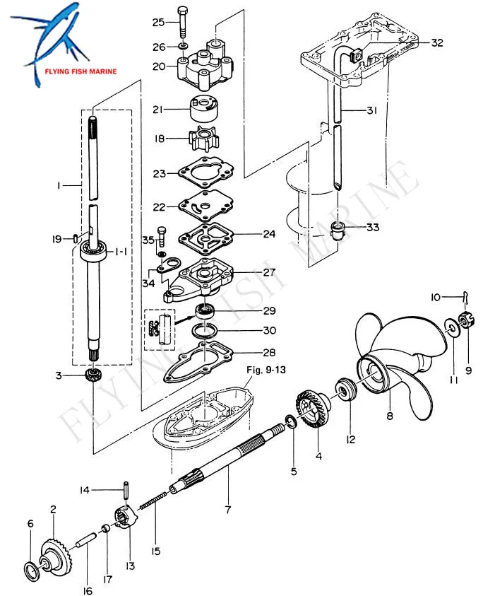 Лодочный мотор 3B2-65018-0 3B265-0180M прокладка корпуса водяного насоса для Tohatsu Nissan