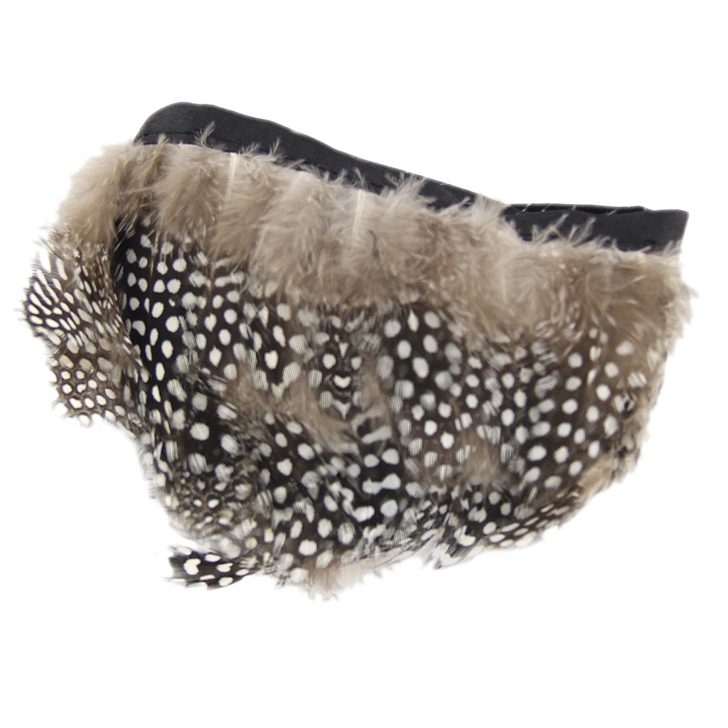 Перьевая бахрома с перьями 2 ярда отделка перламутровыми пятнами перьевое