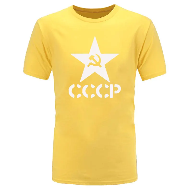 10 Летние CCCP футболки для мужчин СССР КГБ человек футболка с коротким рукавом Россия футболки хлопок o-образным вырезом Топы - Цвет: 10