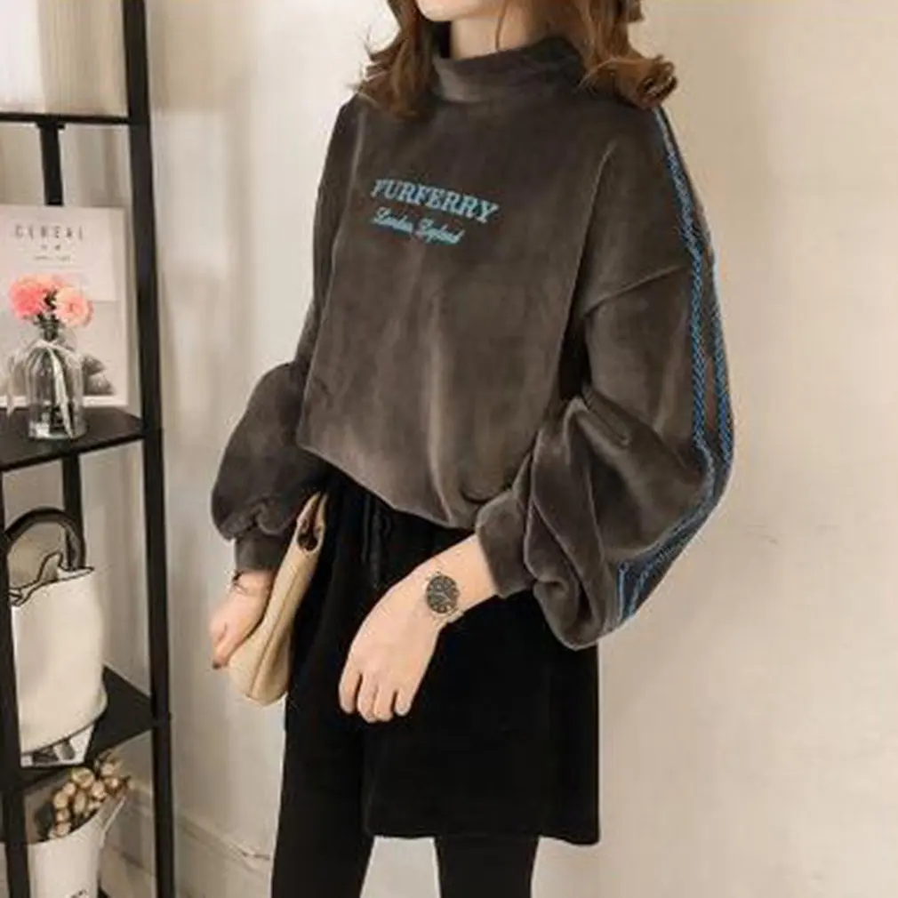 Элегантный Для женщин толстовки Harajuku Хип-хоп Готический офисные пуловер женский