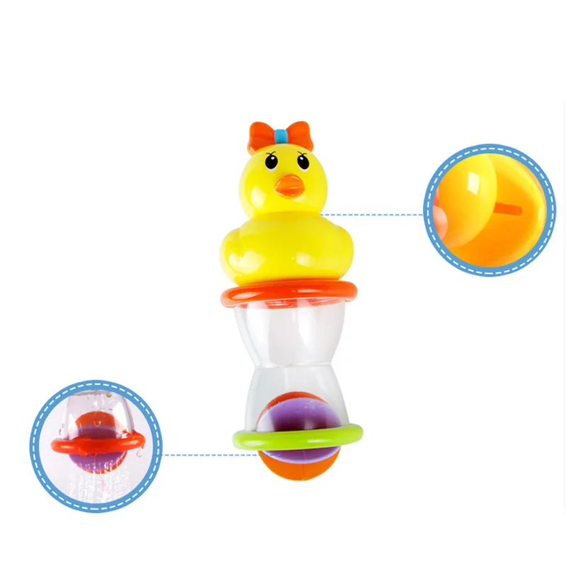 Детские Игрушки для ванны игрушки детей с изображением утки воды ванной детский