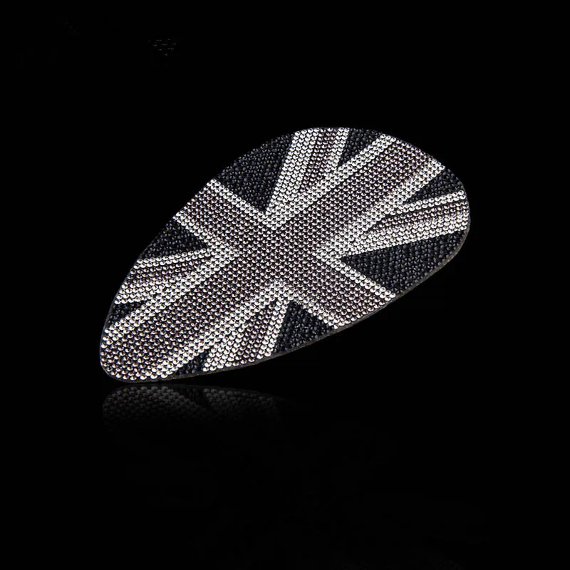 Gray jack Bling приборной панели автомобиля украшения воздуха на выходе Vent Стразы самоклеющиеся наклейка для Mini Cooper JCW один F56 F55 внутреннее оформление - Название цвета: Gray jack