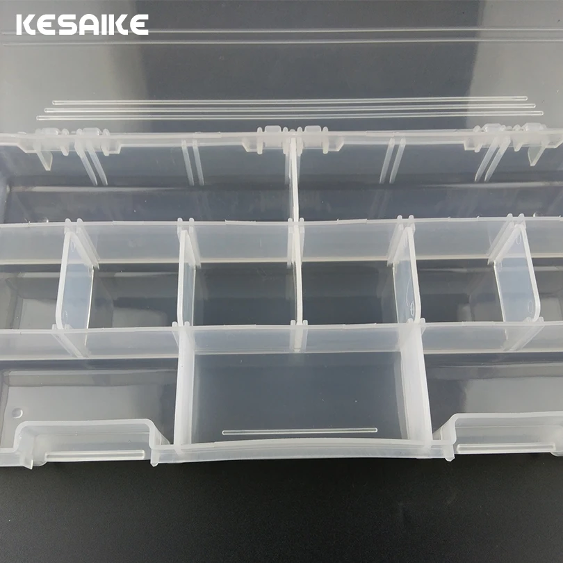Прозрачная односторонняя рыболовная коробка KESAIKE для хранения аксессуаров
