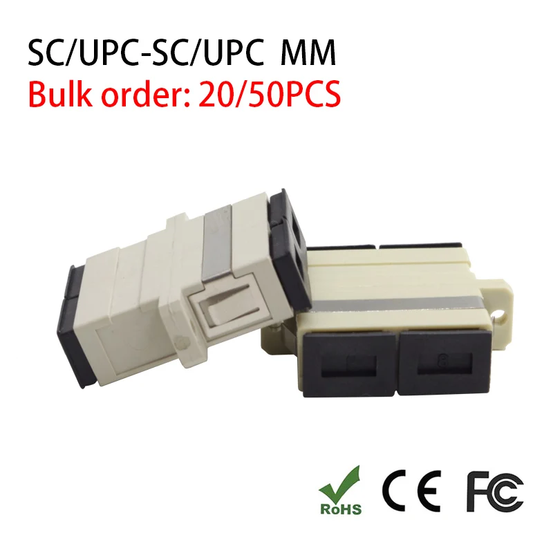 

SC to SC Multimode Duplex Coupler Fiber Optic Adapter Connector Fiber Couplers