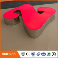 wholesale epoxy resin led illuminated letters factory outlet outdoor metal letter lights