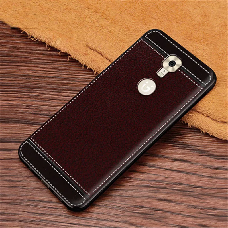 Чехол Gionee M6 с текстурой личи мягкий чехол из тпу чехлы для Etui Kryt |