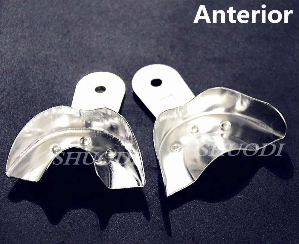 5 пар (10 шт.) зубные лотки инструменты для протезов алюминиевый поднос создания