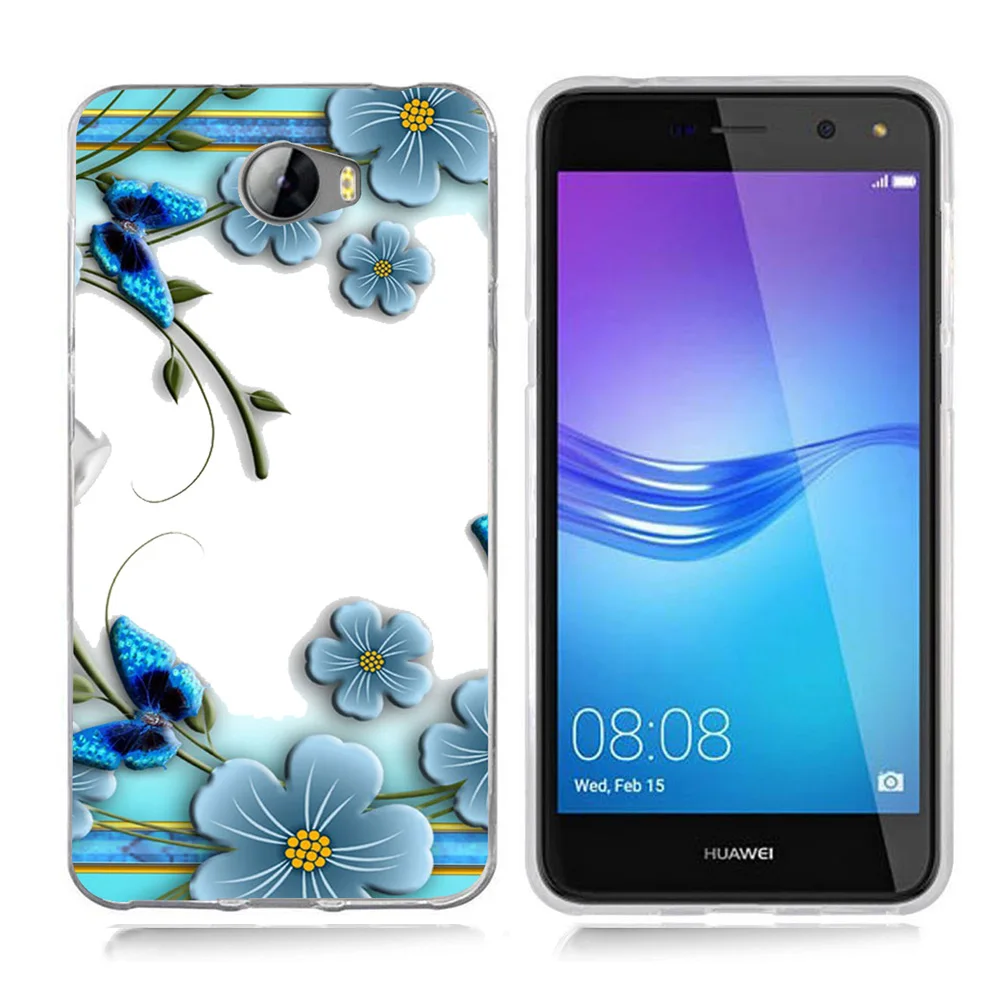 TPU Coloful Soft Silicone Painted Design Case For Huawei Y5 ii Y5ii Cover/5A LYO-L21/Y6 II Compact A001 |