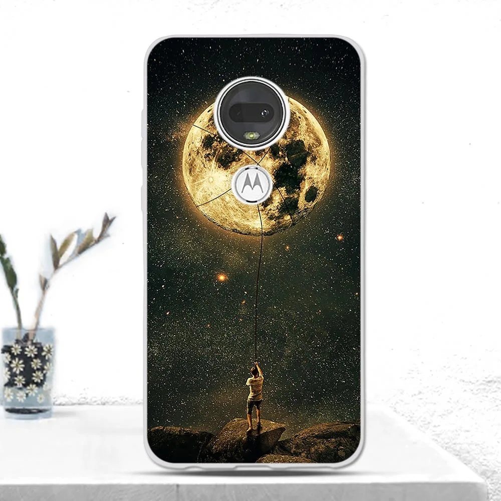 Чехол для телефона Motorola Moto G7 Plus мягкий силиконовый чехол из ТПУ G7/G7 Fundas Coque |