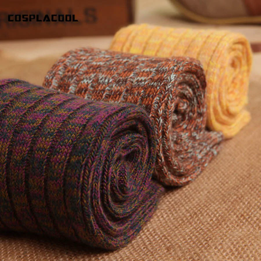 [COSPLACOOL] высококачественные женские теплые осенне-зимние толстые носки с