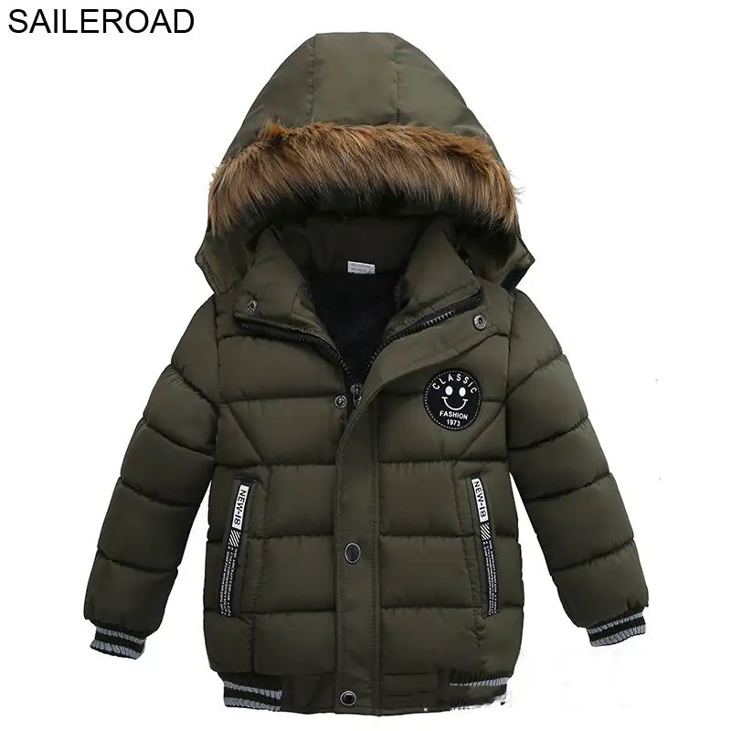 SAILEROAD/осенне зимняя одежда для детей от 2 до 5 лет куртка маленьких мальчиков