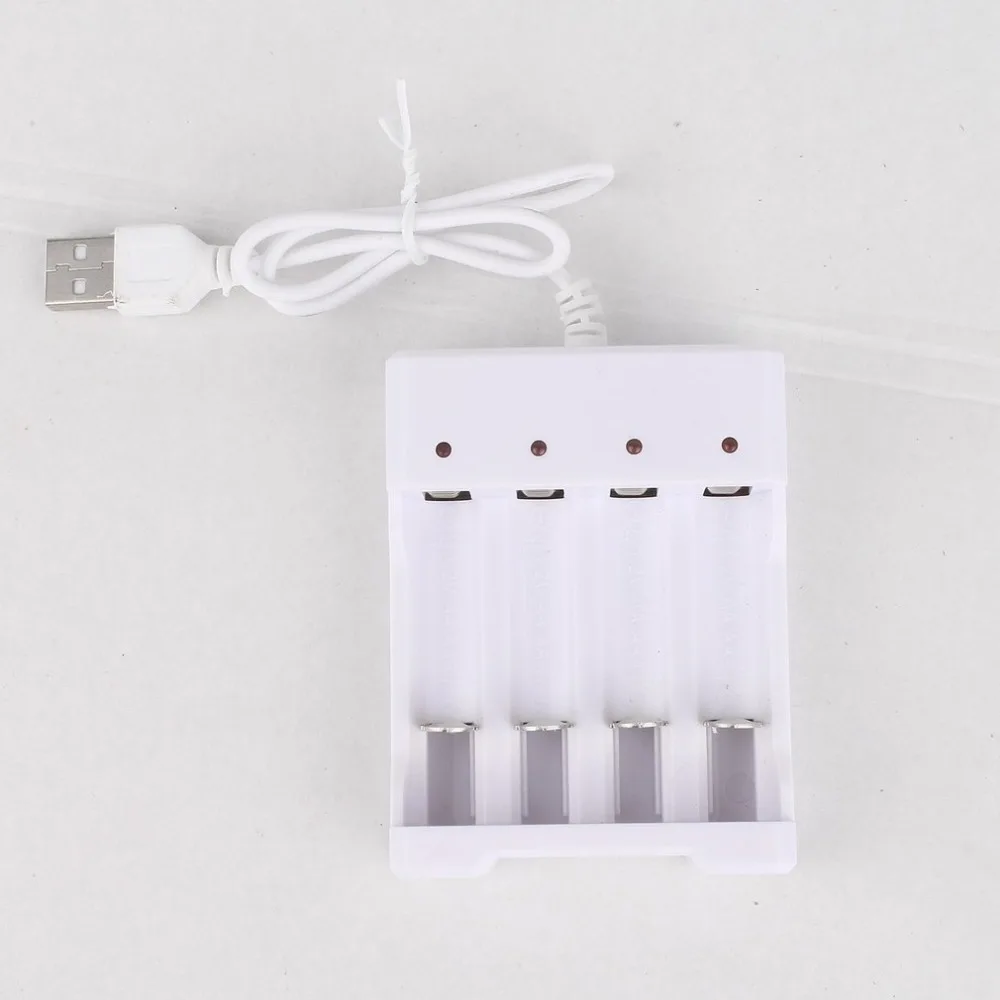 Зарядное устройство для аккумуляторов AA AAA 4 порта зарядное с usb разъемом