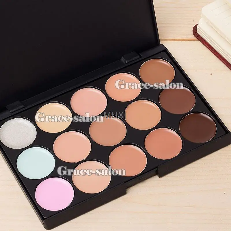 15 цветов консилер для макияжа крем матовая натуральная кожа контур лица Smokey |