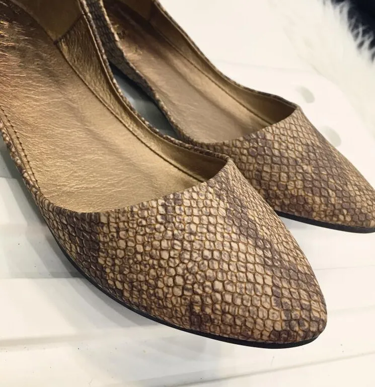 Serpentine Brown MVVJKE/Новая летняя повседневная обувь; женская обувь на плоской подошве с острым носком; мокасины; балетки на плоской подошве; балетки; лоферы - Цвет: Serpentine Brown