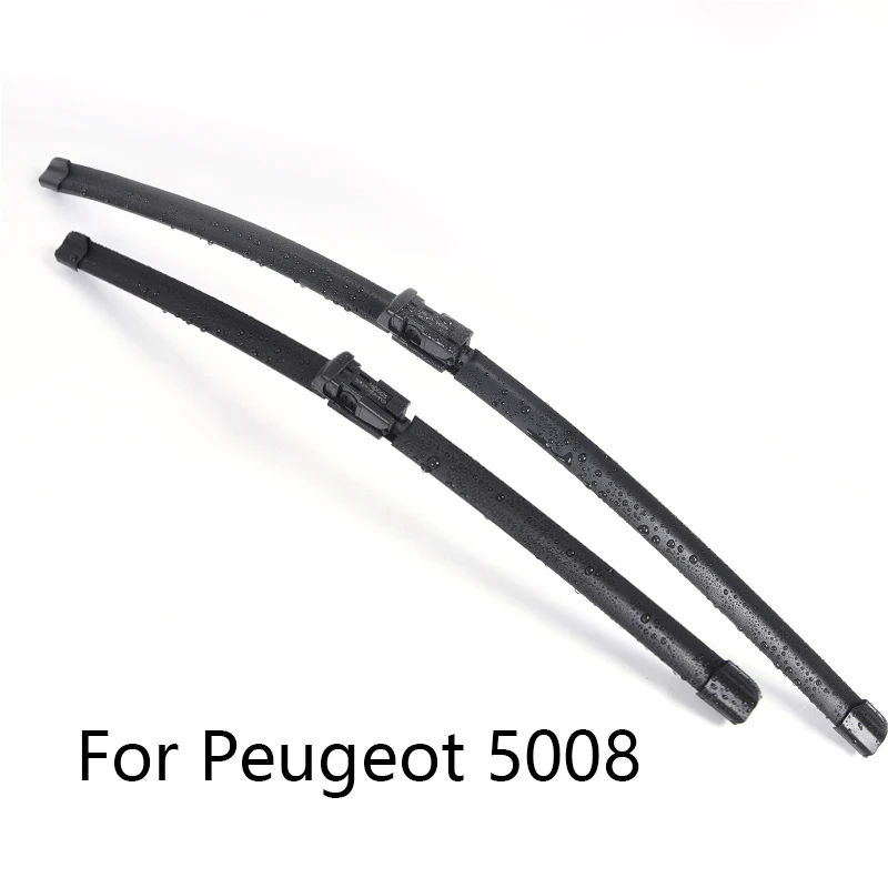 Стеклоочистителей лобового стекла автомобиля для peugeot 5008 форма 2009 2010 2011 2012 2013 до автомобильный стеклоочиститель Резина