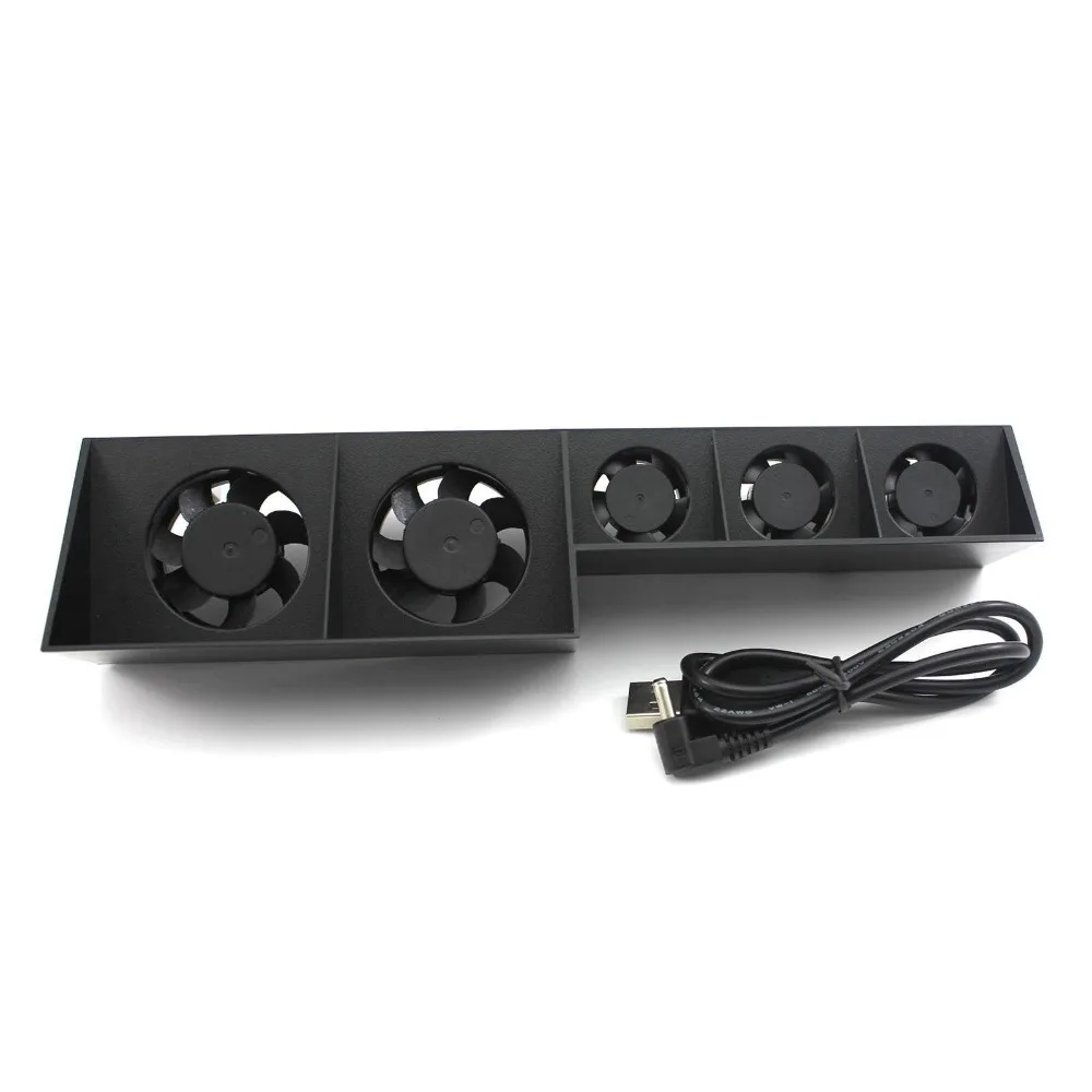 Вертикальная контроллер Зарядное устройство Док станция USB охлаждения Super Turbo 5