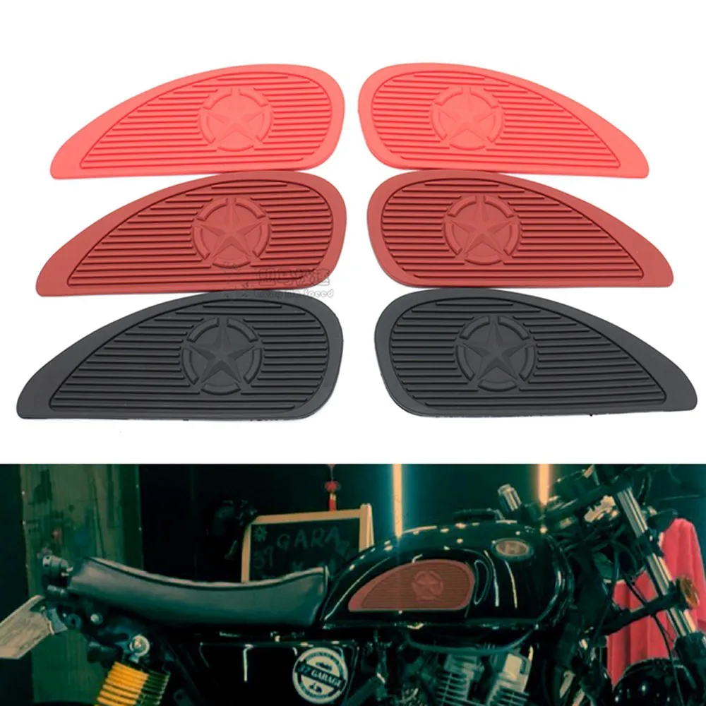 Резиновая наклейка на Бензобак Мотоцикла протектор 3 м боковой универсальный для