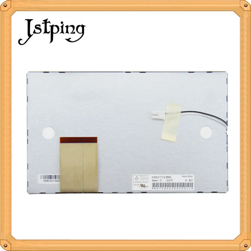 Jstping 7 дюймовый a Si TFT 60 контактов 800*480 ЖК экран для Hannstar HSD070IDW1 D00 A20 A00 C00 B00 A50 панель