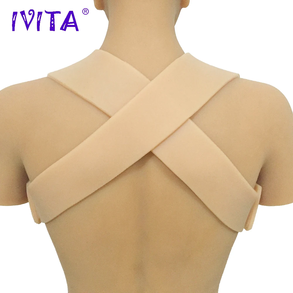 Искусственная грудь IVITA 5300 г реалистичные силиконовые формы груди для