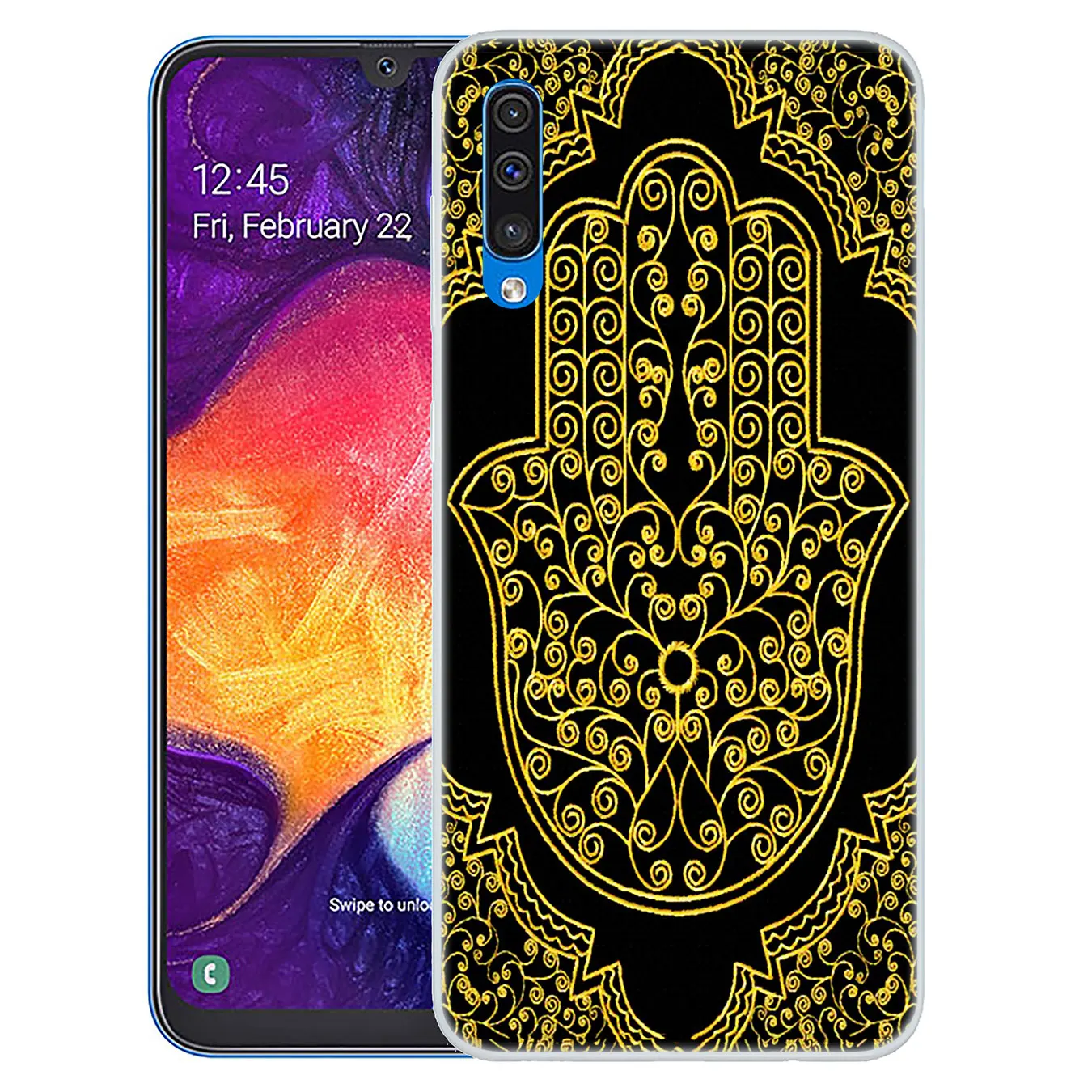 Чехол для телефона Lavaza Хамса ручной амулет Psychedelic Samsung Galaxy A10 A20 A30 A40 A50 A60 A70 M40 M30 M20 M10