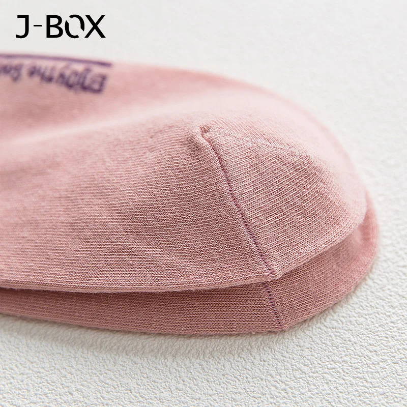 J-BOX, 3 пары, трендовые мужские носки с буквенным принтом, смешные короткие носки, модные хлопковые короткие носки, Летние Повседневные Дышащие носки для мужчин