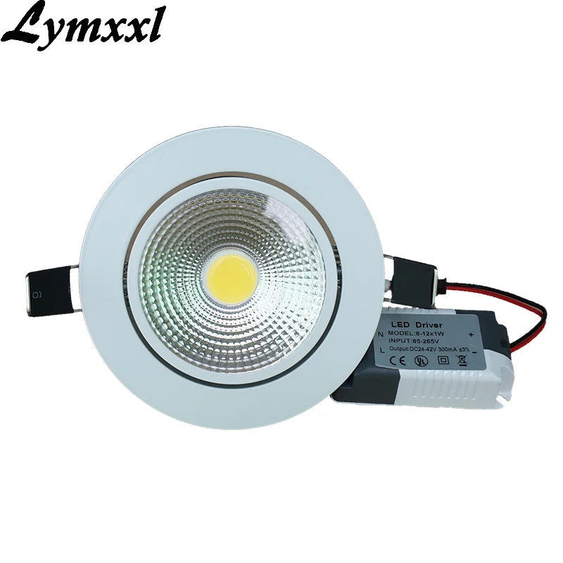 10pieces/lot Dimmable 10W 12W downlight Energy-saving led lamps AC90-260v Warm/Cool/Nature White recessed ceiling lamp CE ROHS | Освещение