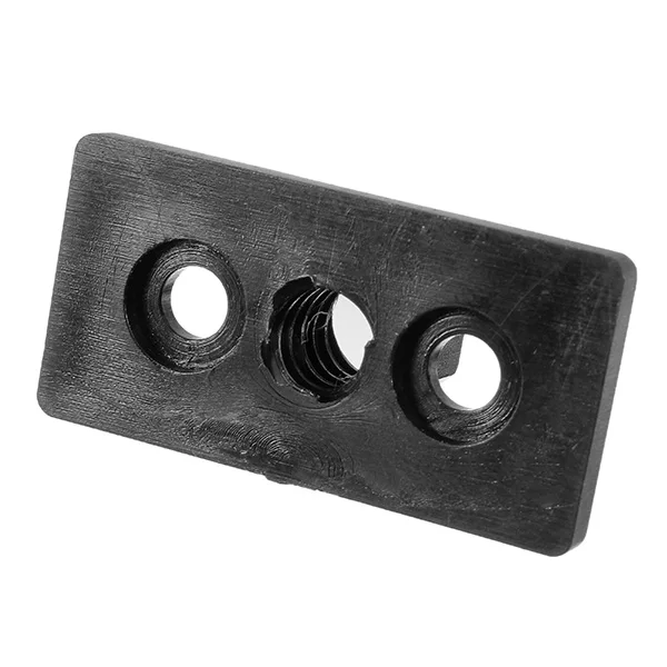 T8 8mm Lead 2mm Pitch T Thread POM Black Plastic Nut Plate For 3D Printer | Обустройство дома