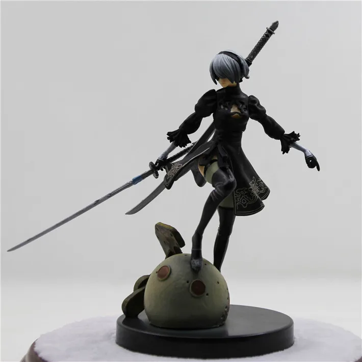 J Ghee NieR:Automata 2B YoRHa No.2 Тип B ПВХ фигурка Коллекционная модель игрушки Рождественский