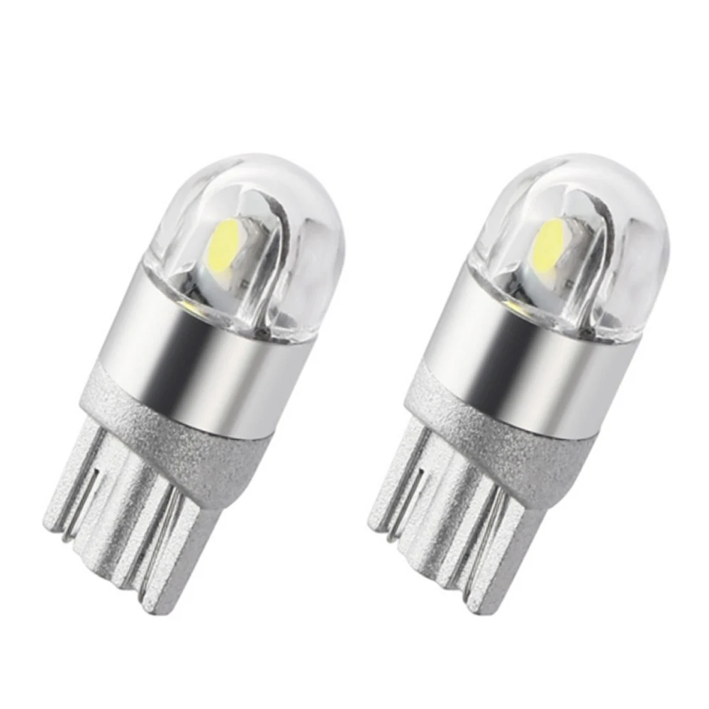 JYL 2 шт. T10 светодиодный лампы 168 501 W5W Клин 3030 2SMD DC 12V Для Авто Мото номерной знак