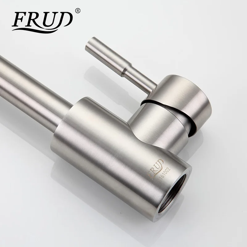 Кран для питьевой воды Frud высокий смеситель из нержавеющей стали поворотный на 360