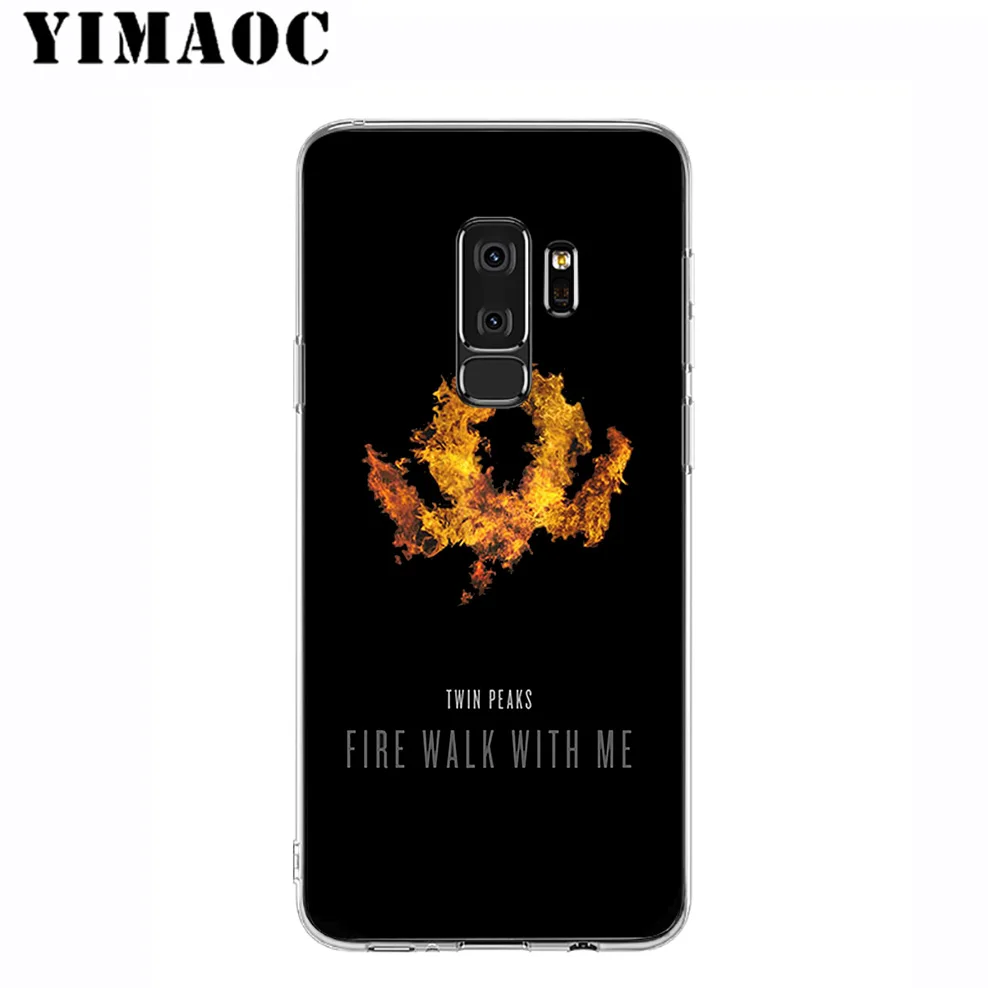 YIMAOC Twin Peaks Soft Silicone Case for Samsung Galaxy S10 S10E S9 S8 Plus S7 S6 Edge &amp Note 9 8 Cover |