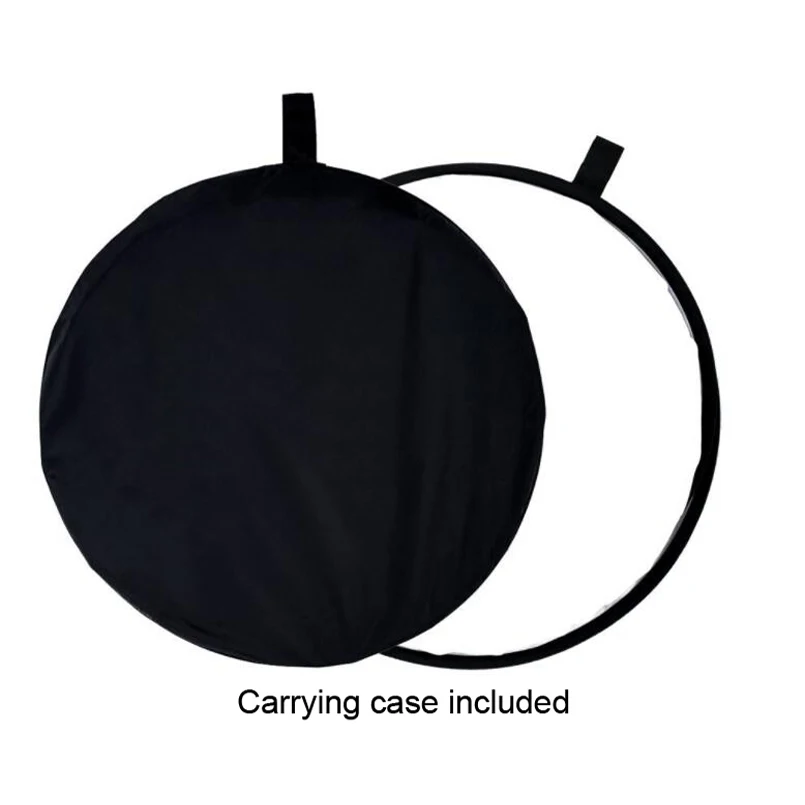 1.5x2M Solid Double-Sided Backdrop Twist Pop Out Muslin Background Panel with Carrying Case for Photography Studio Video Shoot |